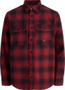 Jack & Jones Jprbluivy Check L/S Overshirt Sn   ROSEWOOD   S