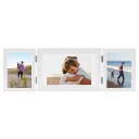 vidaXL Trefoldig fotorammekollasj hvit 28x18 cm+2x(13x18 cm)