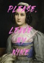Please Leave By Nine Plakat / 40x50cm