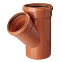 Kloakk grenrør PP 45° - 160x110 mm
