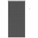 vidaXL Venetiansk persienne Sølvgrå 213 x 80 cm 25 mm PVC