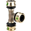 Raxofix T-stykke med skrukobling 50 x 25 x 50 mm