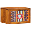  Nattbord Brun flerfarget 35 x 30 x 22 cm Massivt akasietre