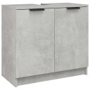 vidaXL Baderomsskap betonggrå 64,5x33,5x59 cm konstruert tre