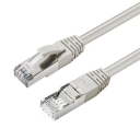 MicroConnect - Koblingskabel - RJ-45 (hann) til RJ-45 (hann) - 10 m - 6 mm - S/FTP - CAT 6a - halogenfri, innendørs, formstøpt, uten hindringer - grå