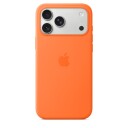 Apple iPhone 17 Pro Max Silikondeksel med MagSafe - Oransje