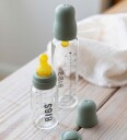 Bibs Tåteflaske I Glass Med Latex Tupp 110 Ml Sage