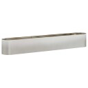vidaXL Hevet Hagebed Rustfritt stål 280 x 40 x 40 cm