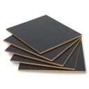 Trefiberplate hardboard sort 3 mm 110×120 mm – 5 stk