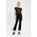 Twinset Dame Bukser Svart S,