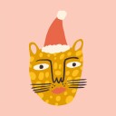 Happychristmasno33 Plakat Plakat / 40x40cm