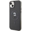 Karl Lagerfeld MagSafe Hardcase til iPhone 15 Plus 6,7" - Transparent IML Ikonik