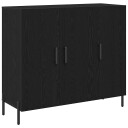  svart eikebord 90x34x80 cm laget av konstruert tre