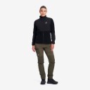 Revolutionrace Dame Overdeler Fleece & midlayers River Hybrid Fleece Jacket Dame Black M