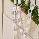 Girlander DIY Hvit/Gull Stjerner
