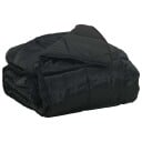 vidaXL Sommerdyne Svart 240 x 260 cm Sateng og mikrofiber
