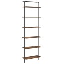  Bokhylle Røkt eik 60 x 24 x 203 cm Konstruert tre