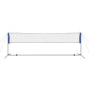 Badmintonnett med fjærballer 500x155 cm