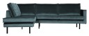 BePureHome Rodeo Sofa m/Venstrevendt sjese - Teal Velur
