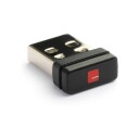 Contour Trådløs USB Mottaker for Trackball Mus - Sort/Sølv
