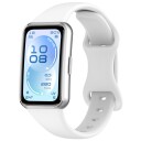 Silikonarmbånd til Huawei Band 11 Pro – Hvit / Silikonarmbånd / Sportarmbånd