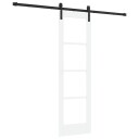 vidaXL Skyvedør med beslagsett 'ORKDAL'Hvit 61x198.5 cm