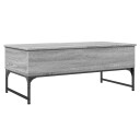  Salongbord grå sonoma 100x50x40 cm konstruert tre og metall 8721012479180