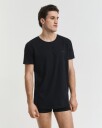 Gant 2-pakk t-skjorter med rund hals BLACK / WHITE L