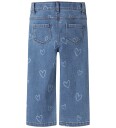 Name It Jeans   Bred   NmfRose   Medium+ Blue Denim/Hearts   Name It   1½ år (86)   Jeans   Blå