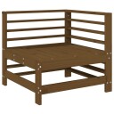  Utendørs hjørnesofa honningbrun heltre furu 825607