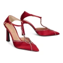 Alberta Ferretti Dame Sko Rød 37 1/2 EU,