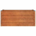 vidaXL Plantekasse 100x100x45 cm cortenstål