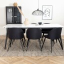 Venture Home Spisegruppe Venture Home Jolie med 6 Valentina Stoler GR22074