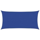  Solseil 160 g/m² rektangulær blå 4x7 m HDPE 311520