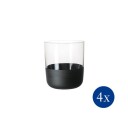 Villeroy & Boch Manufacture Rock Old fashioned glass 25 cl 4-pakning Clear