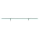 vidaXL Flytende hyller 2 stk glass 80x10 cm 8 mm