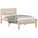  Sengestamme med hodegjerde Brun 80 x 200 cm Heltre furu