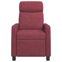 vidaXL Recliner Vinrød Stoff
