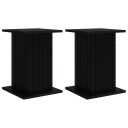 vidaXL Planteholder 2 pcs Svart 30,5 x 30 x 43 cm Konstruert tre