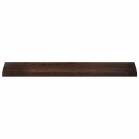 vidaXL Trappetrinn 2 stk. 110 x 25 x 2 cm Mørk brun Massiv bøketre