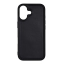 Buffalo Magseries Ekte Skinnetui for iPhone 17 - Svart, MagSafe Kompatibel