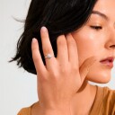 Pilgrim LULU sol stack ring sølvbelagt