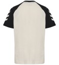 Hummel T skjorte   HmlJr   Marshmallow/Black   Hummel   9 10 år (134 140)   T skjorte Beige Hvit Svart