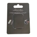 DACOTA PLATINUM METALLPLATE FOR MAGNET 5-PAKNING