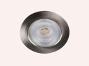 Llitt Alice 12V Infälld downlight 3000K IP44 340lm Borstad stål 1-pack