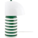 Leitmotiv Table Lamp Rayado Retro   Green   H30CM