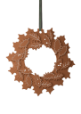 Kähler Gingerbread julekrans 18,5 cm brun