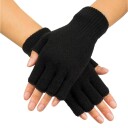 Boland Party Partners Hansker Fingerløse Svarte - One size
