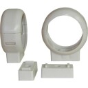 Smartline 40 mm PP klammer off white