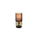 Bordlampe Elio   Matt svart/grønn